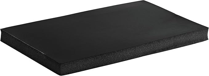 Value Series 1.5" Thick Foam Kneeling Pad for Gardening, Soft Black Foam Knee Cushion for Landscapers, Baby Bathing, Outdoor Work and More - 20.75" W x 13.5" L