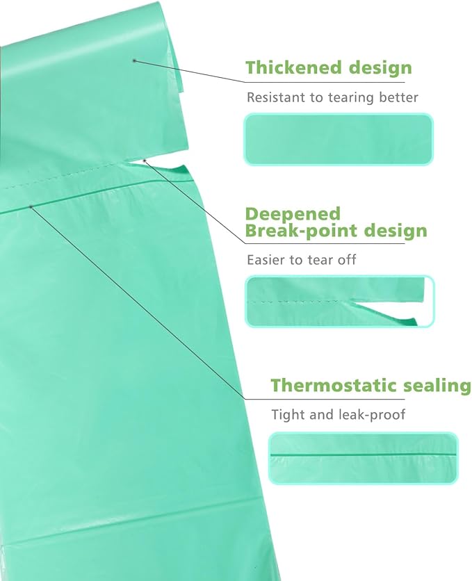 Compostable Trash Bags 1.2 Gallon 150 Packs,AYOTEE Compost Bags,Small Biodegradable Trash Bags Green Are Suitable For 1-2 Gallon And 4-8 Liter Small Trash bags can liner