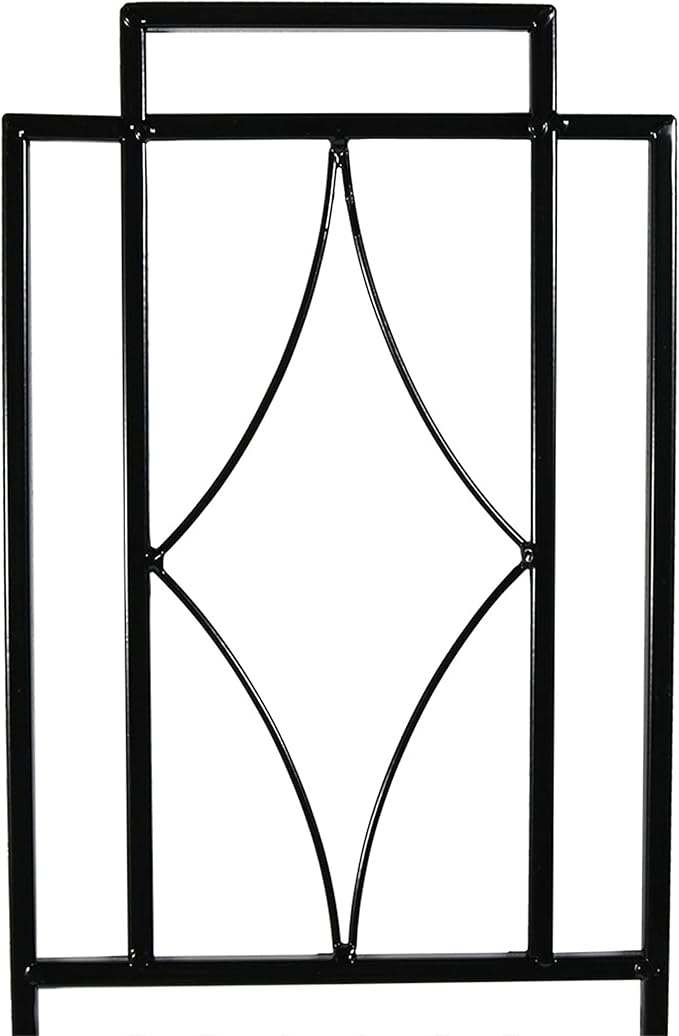 Sunnydaze 30-Inch Contemporary Metal Garden Trellis for Climbing Plants - Decorative Outdoor Plant Trellis - Set of 2