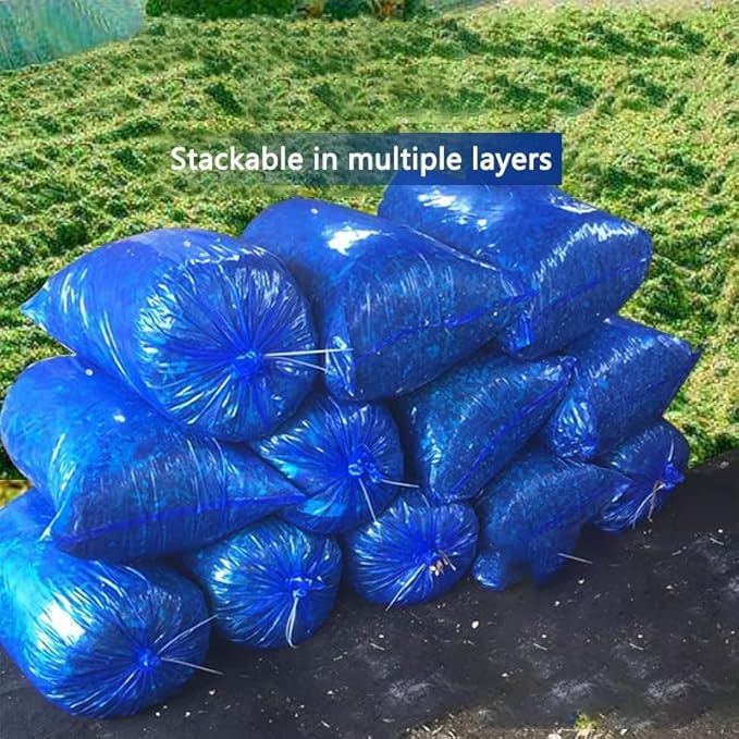 Venting Valve Bags 51" x 27", 6Pcs Compost bags, 8.7 Mil Thick Silo Bag for Straw, Coffee, Forage, Silage, Rice, Beans, Cereals, Grass, Storage Bags for Farm & Garden Use