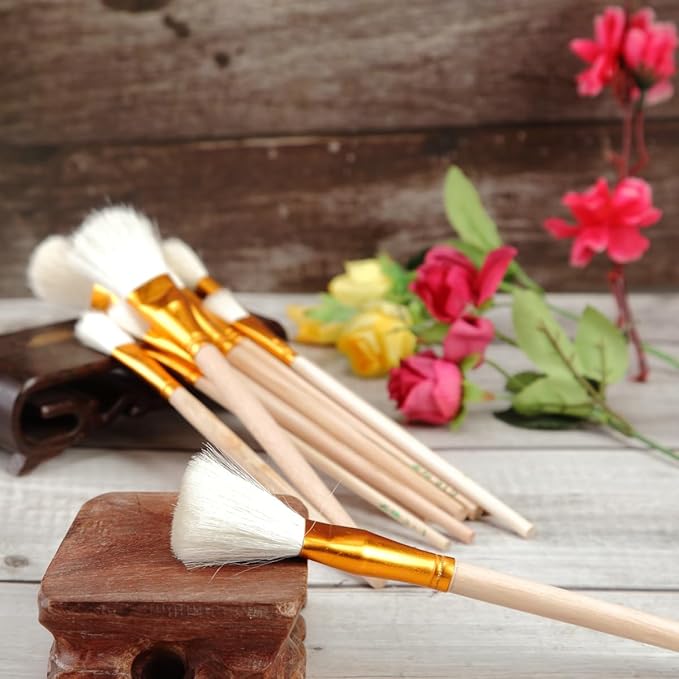 10PCS Pollination Brush Set for Plants - Manual Pollinator Tool Kit with Multi-Size Brushes, Perfect for Succulents, Fruits, Vegetables & Flowers, Essential Garden Accessories