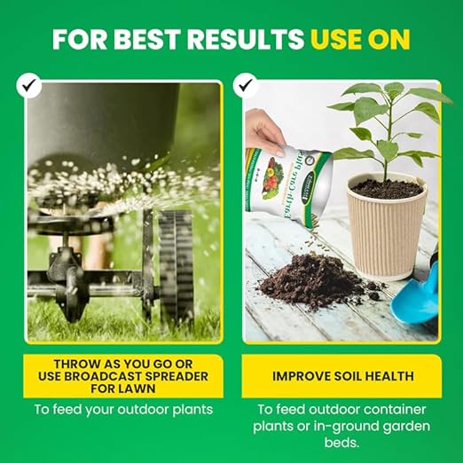 Earth-Care Plus 5-6-6 Organic Fast Acting Fertilizer for Plants - Water-Soluble Plant Food for Vegetables, Trees, Flowers - Boost Growth for Lawns, & Gardens 1728lb (432 Packs Pallet)