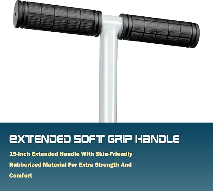 Grumpy Bear Heavy Duty Spike Lawn Aerator – Non-Slip T-Handle, Thick Stainless Steel Tube, Big Foot Plate for Better Root Growth & Water Drainage