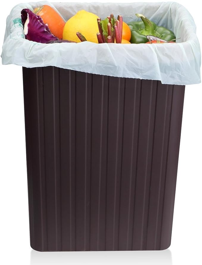 Primode Compostable Trash Bags, Food Scraps Yard Waste Bags,Extra Thick 0.71 Mil. ASTMD6400 Compost Bags Small Kitchen Bin Bags, Certified By BPI and TÜV AUSTRIA (3 Gallon)