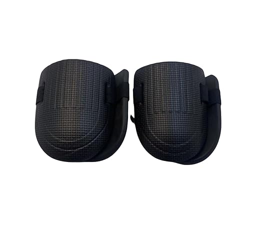 Gardening Knee Pads for Women and Men - Lightweight Waterproof Foam Knee Pads, and Easy Fit Knee Pads for Gardening with Adjustable Hook'n'Loop Straps - Perfect Womens Knee Pads for Work (Black 2 Pack)
