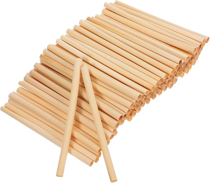 YARNOW 100pcs Natural Reed Bee Tubes for Beekeepers Refill Tube Props for Mason Bee Houses Essential Beekeeping Tools for Pollinator Gardens