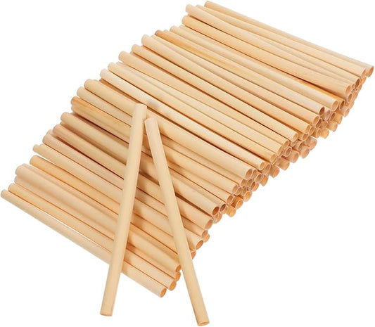YARNOW 100pcs Natural Reed Bee Tubes for Beekeepers Refill Tube Props for Mason Bee Houses Essential Beekeeping Tools for Pollinator Gardens