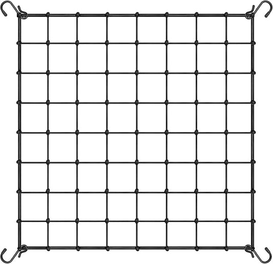 VIVOSUN 4 x 4Ft. Elastic Trellis Netting with 4 Hooks for Climbing Plants, Vegetables, Fruits, and Flowers, 1-Pack