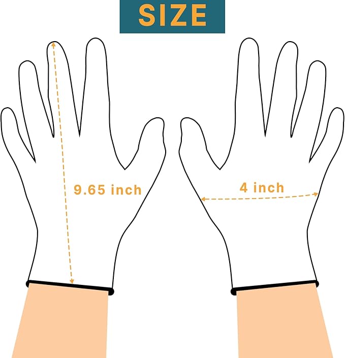 DOFOWORK Gardening Gloves - 6 Pair Gardening Gloves for Women/Men, Breathable Natural Latex Garden Gloves with Grip