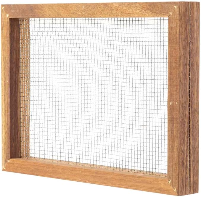Tablecraft 11088 Herb Drying Rack, Natural, 13.75-inch Length, Acacia Wood