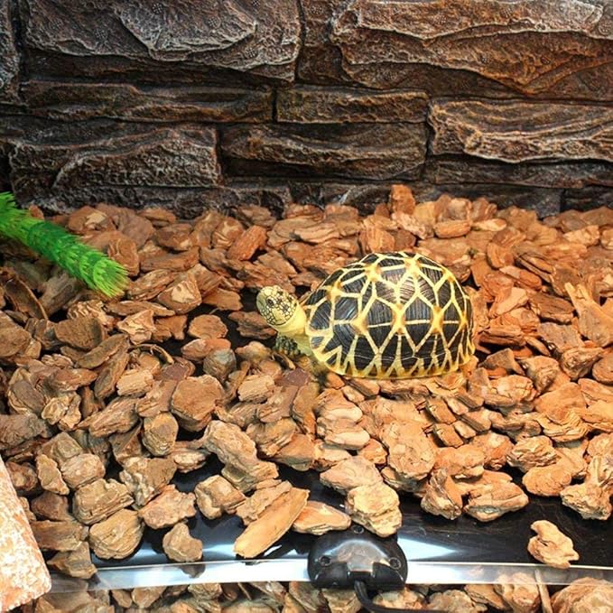 Reptile Heating Pad with Temperature Adjustment, 110V Non-Adhesive Heat Mat for Reptiles Tortoise Snakes Lizard Gecko Hermit Crab Turtle Amphibians - 20W Terrarium Heat Pad