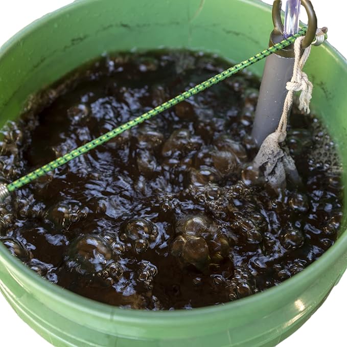 Worm Brew - Compost Tea & Worm Casting Tea Brewer - 5 Gallon Bucket Aerator (D10)