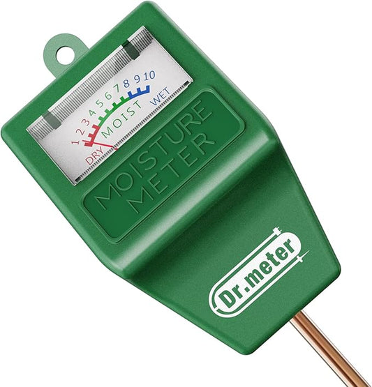 Soil Moisture Meter, Plant Water Meter for Garden Lawn Farm Indoor & Outdoor Use, Soil Tester Hygrometer Sensor for House Plants, Gardening Gifts, No Battery Needed