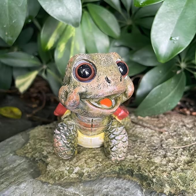 Turtle Outdoor Garden Decor – Outside Garden Statues for Home, Yard, Patio, Backyard, Balcony for Mother’s Day, Birthday for Women, Mom Gifts