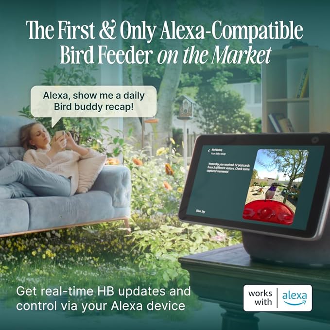 Birdbuddy Smart Non-Solar Pro Hummingbird Feeder with Camera - AI Bird Identification, 2K Video, 5MP Photos, Outdoor Hanging, Gift for Bird Watching (Pack of 2)