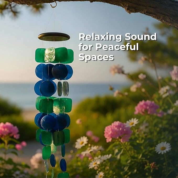 Solange & Frances Wind Chimes for Outside, Gift Ideas for Mom, Windchimes Outdoors, Birthday Birthday Gifts for Women, Gifts for Women who Have Everyting, Peacock Decorations