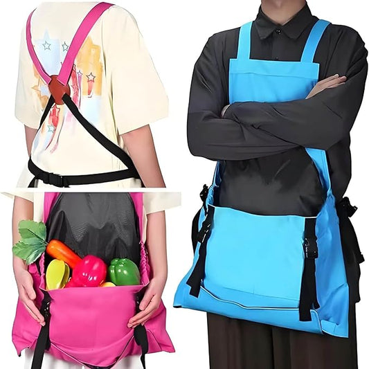 Gardening Apron for Women, Garden Aprons with Pockets, Harvest Apron for Fruit Vegetables, Gardening Gifts For Women