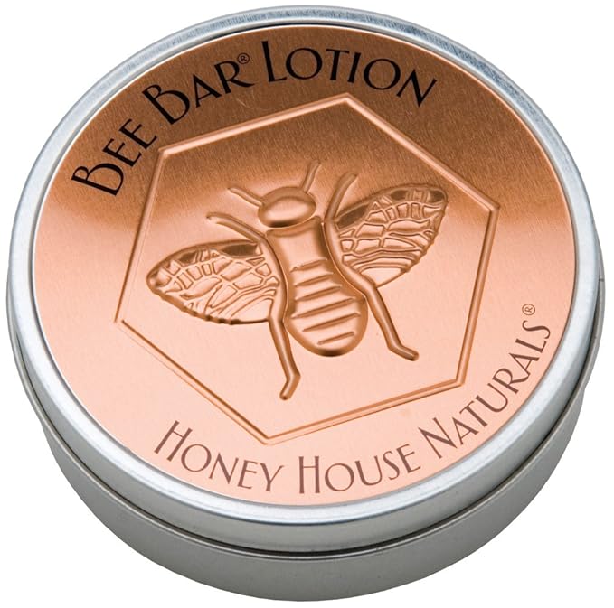 Honey House Naturals Hawaiian Bee Bar Beeswax Lotion for Skin Hand Cream & Solid Lotion, Unisex, 1 Count, 2 Oz