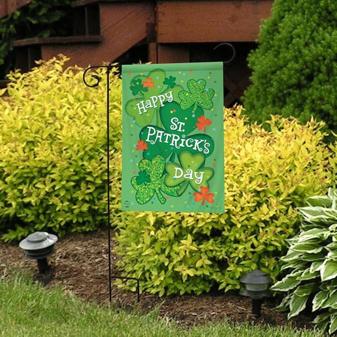 St Patrick's Day Celebration St. Patrick's Day Double Sided Garden Flag 18" x 12.5" Briarwood Lane