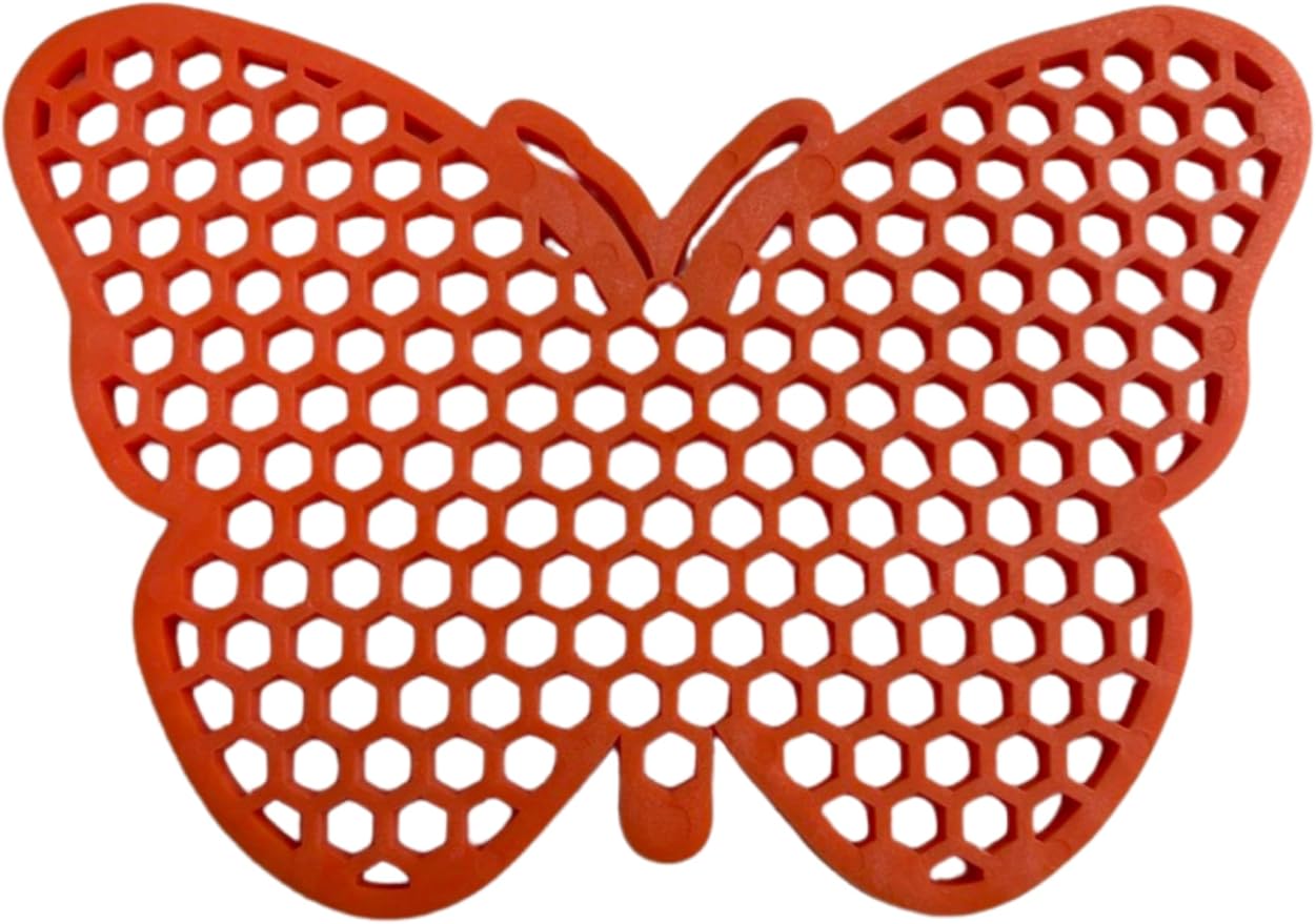 Bee Watering Station, Butterfly Watering Station, Garden Decor - Butterfly - Orange - 1 Pc