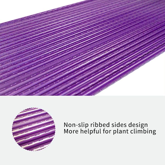 Growsun Large Tomato Cage 6 Pack Upto 73 inch Tall Tomato Trellis Garden Stakes Plant Support,Purple(5ft Stake add 18 inch Adjustable Stakes)