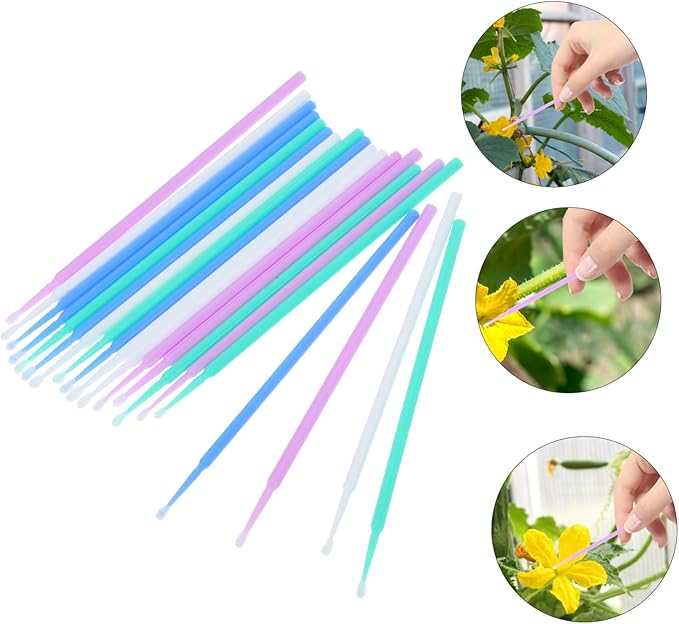 Pollinator Tool for Hand Pollination 20Pcs Plant Pollinator Pen for Vegetable and Flower Pollination
