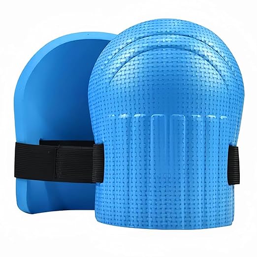 Gardening Knee Pads for Women, Soft Foam Knee Pads for Men Construction, Work Knee Pad for Men Women, Rodilleras Para Roofing Rodilleras Para Trabajo (Blue)