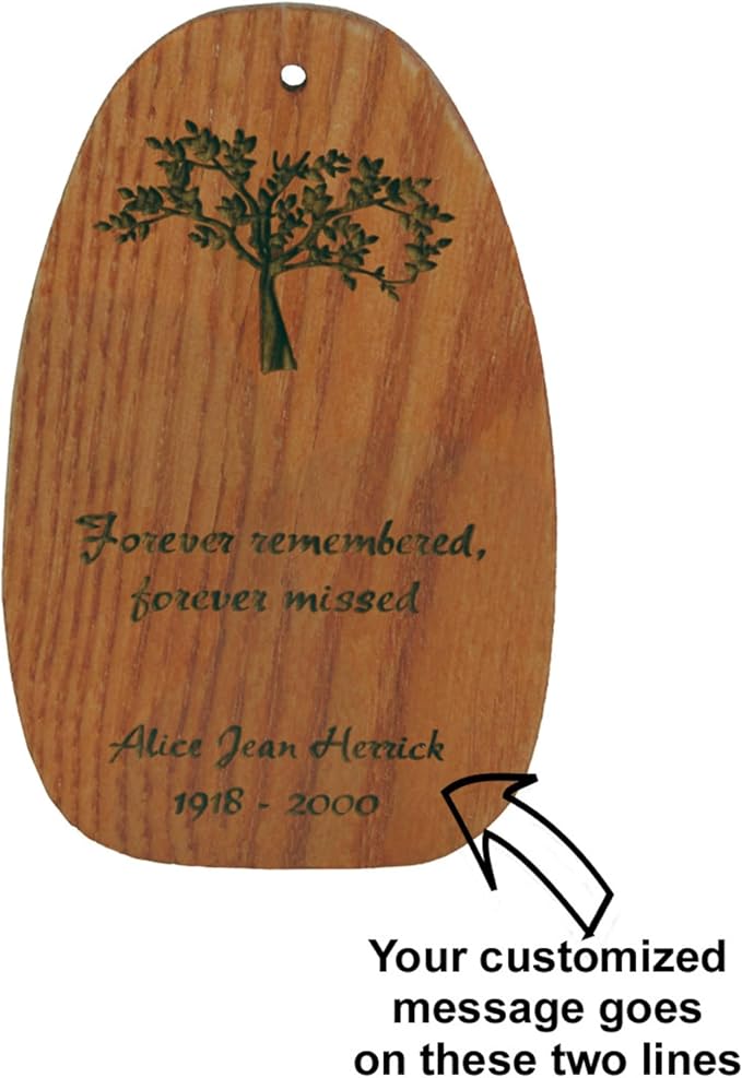 Woodstock Wind Chimes Personalized Amazing Grace Memorial Chime for Outside 24'' Medium Bronze Sympathy Customized Forever Inspirational Wind Chime for Outdoor Patio Home Garden Decor (P-AGMBR01)