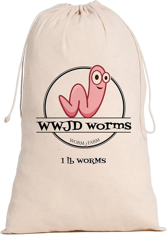 Red Wigglers Composting Worms - 1lb Red Worms for Composting - Use on Worm Castings for Plants, Garden, Worm Farm & Compost Starter, Easy to Manage