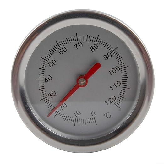 Compost Thermometer with 19.7 Inch Stainless Steel Probe Long Stem Temperature Meter for Garden Soil Testing -10°C to 100°C