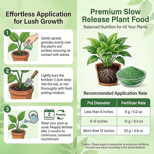 11.28OZ Slow Release Fertilizer - 17-17-17 Organic Plant Food All Purpose Plant Fertilizer for Most Potted,Fruit & Vegetable,Bulbs,Flowering,Leafy Plants Indoor & Outdoor Garden Fertilizers