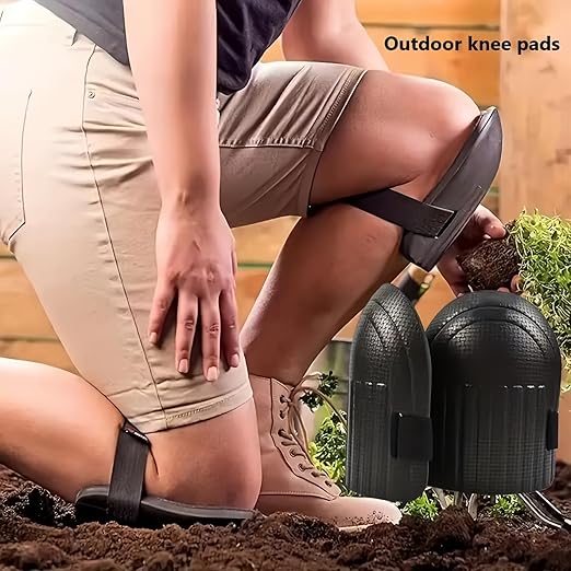 Gardening Knee Pads for Women and Men - Lightweight Waterproof Foam, and Easy Fit Knee Pads for Gardening with Adjustable Hook'n'Loop Straps - Perfect Womens for Work (Pink)
