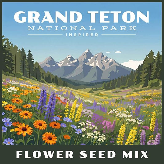 Eden Brothers Grand Teton National Park Inspired Wildflower Seed Mix
