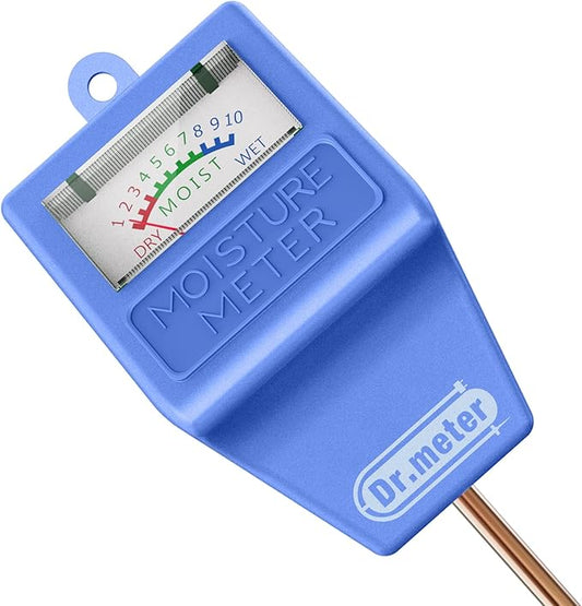Soil Moisture Meter Tester for Plants, Hygrometer Moisture Sensor for Houseplants Indoor Outdoor Garden Lawn Use - Plant Water Gauge Test Kit - No Battery Needed - Gardening Gifts