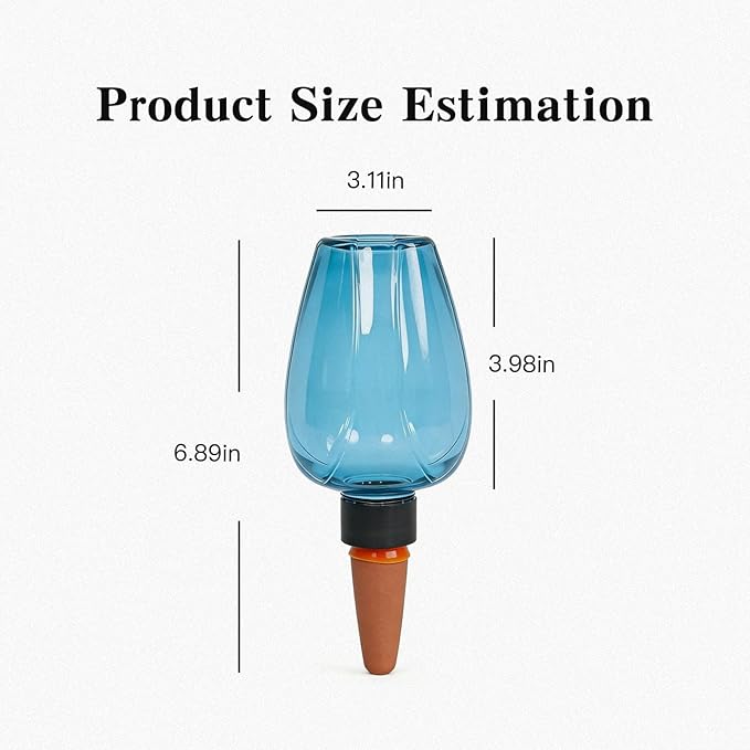Self Watering Globes for Indoor Plants, Water Bulbs,Plant Bulbs for Watering 3-Pack, Slow Design, Indoors and Outdoors Plant Care