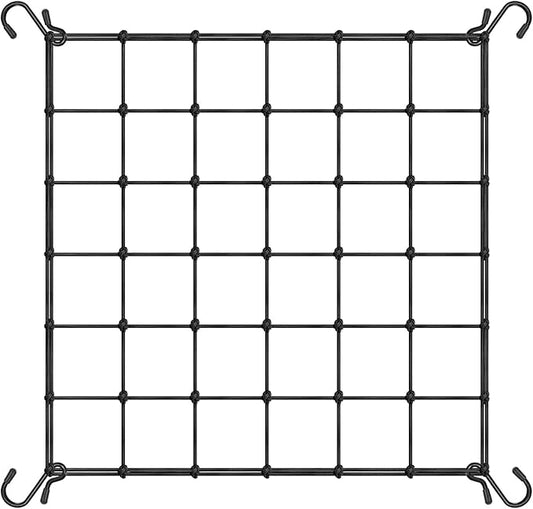 VIVOSUN 3 x 3Ft. Elastic Trellis Netting with 4 Hooks for Climbing Plants, Vegetables, Fruits, and Flowers, 1-Pack