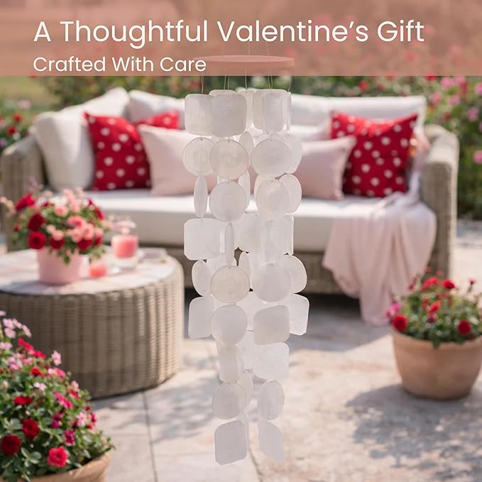 Solange & Frances Garden Decor, Hanging Patio Decor, Wind Chimes for Outside,Patio and Garden Gifts for Women Who Have Everything for Mom