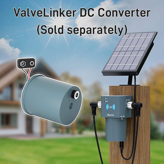 LinkTap T1 Smart 2-Zone Water Timer & Gateway, Built-in Flow Meters, Real-Time Fault Detection & Alerts, Weather Adaptive, Anti-Freeze, Better Range Than WiFi Hose Timer, IP66, Alexa, 2-Year Warranty
