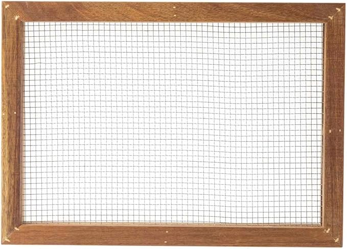Tablecraft 11088 Herb Drying Rack, Natural, 13.75-inch Length, Acacia Wood