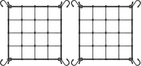 VIVOSUN 2 x 2Ft. Elastic Trellis Netting with 4 Hooks for Climbing Plants, Vegetables, Fruits, and Flowers, 2-Pack