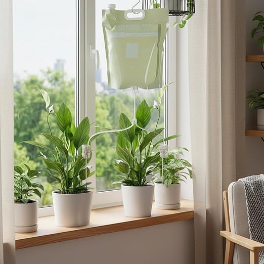 6.5L Automatic Plant Waterer, Dual Water Tube Design, Smart Timer Indoor Plant Watering System, Self-Watering System for Indoor Plants, Auto Watering for Plants & Garden Irrigation (1)