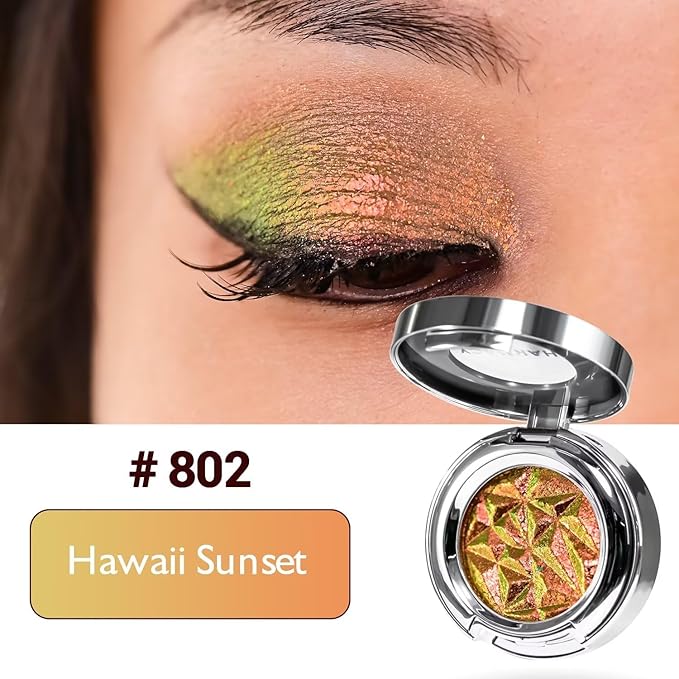 CHARMACY Multichrome Eyeshadow, Insane Shifters Chameleon Eyeshadow, Creates High-Impact, Metallic Eye Looks, 100% Vegan and Cruelty Free, 1.9g (#802)