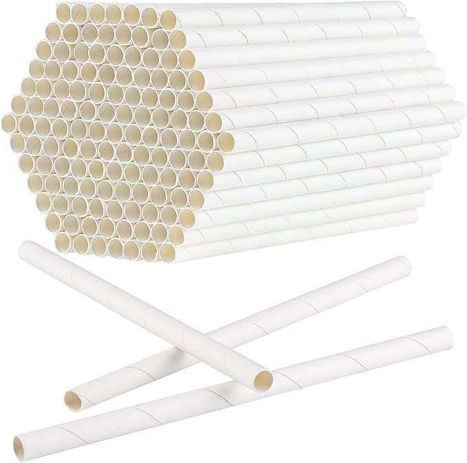 URATOT 120 Pieces Mason Bee Paper Inserts 6 Inches Beekeeper Cardboard Replacement Inserts Mason Bee Nesting Tubes Refills Inserts for Mason Bee Houses and Supplies, Outdoor and Garden