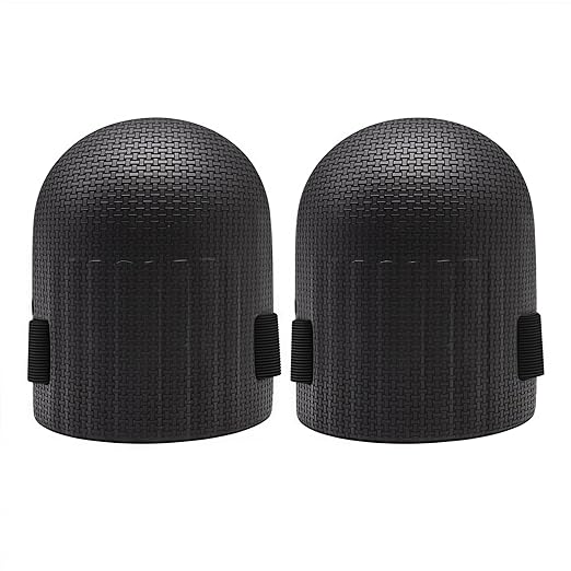 MBHKRRSGardening Knee Pads for Women and Men Lightweight Waterproof Foam Knee Pads for Gardening and Housework with Adjustable Hook'n'Loop Straps (black)