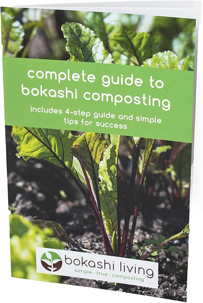 Premium Bokashi Composting Starter Kit (Includes 1 Bokashi Bin, 2.2lbs of Bokashi Bran and Full Instructions)