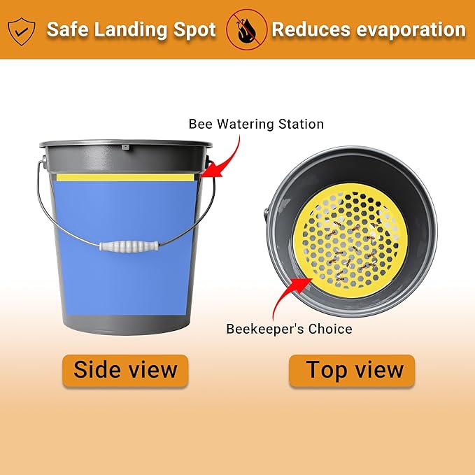 4 Packs Bee Watering Station for Garden - 7.87 inch Pollinator Watering Station - Butterfly Feeder