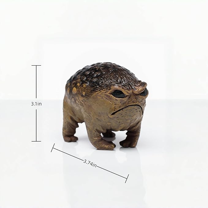 Weird Queer Grumpy Frog Toad Statue Ugly Angry Outdoor Garden Yard Decor Statue Fun Novelty Home Office Decor Sculpture Unique Gift