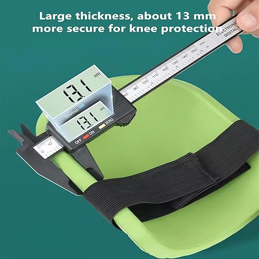 men's and women's gardening knee pads - lightweight waterproof foam knee pads and easy to install, with adjustable hook and loop strap (green)