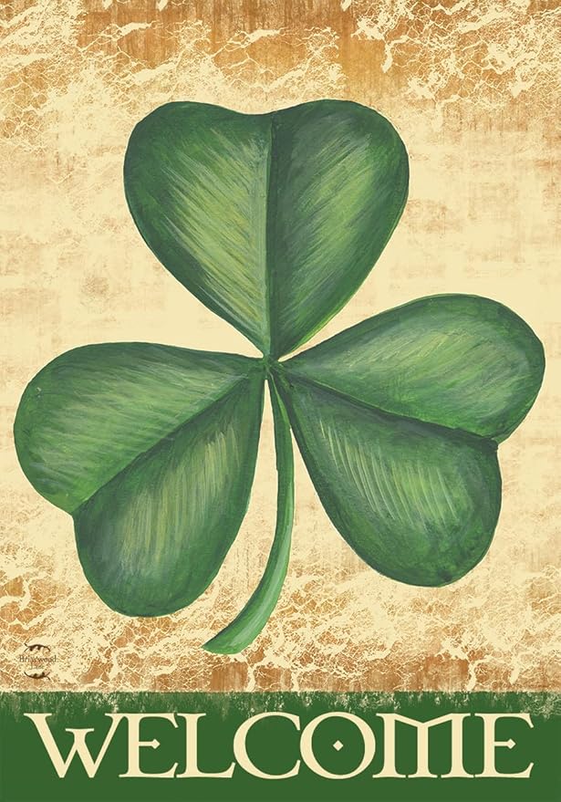 Briarwood Lane Shamrock Welcome Garden Flag