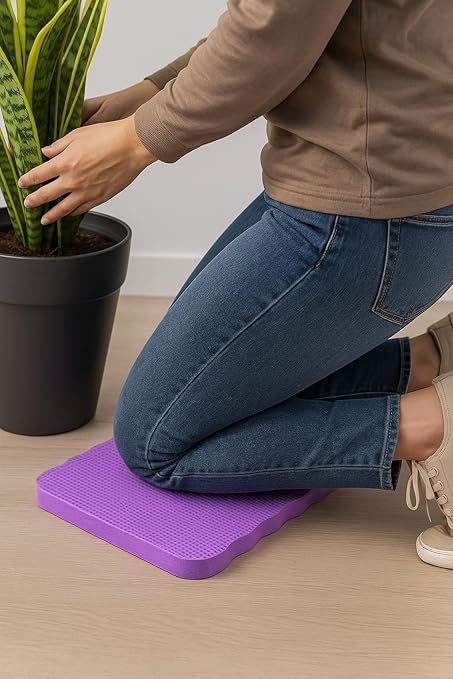 Black Duck Brand Large Kneeling Pads 15" x 7" for Gardening, Cleaning & Repairs – 6 Pack – Waterproof, Lightweight & Durable for Indoor & Outdoor Use